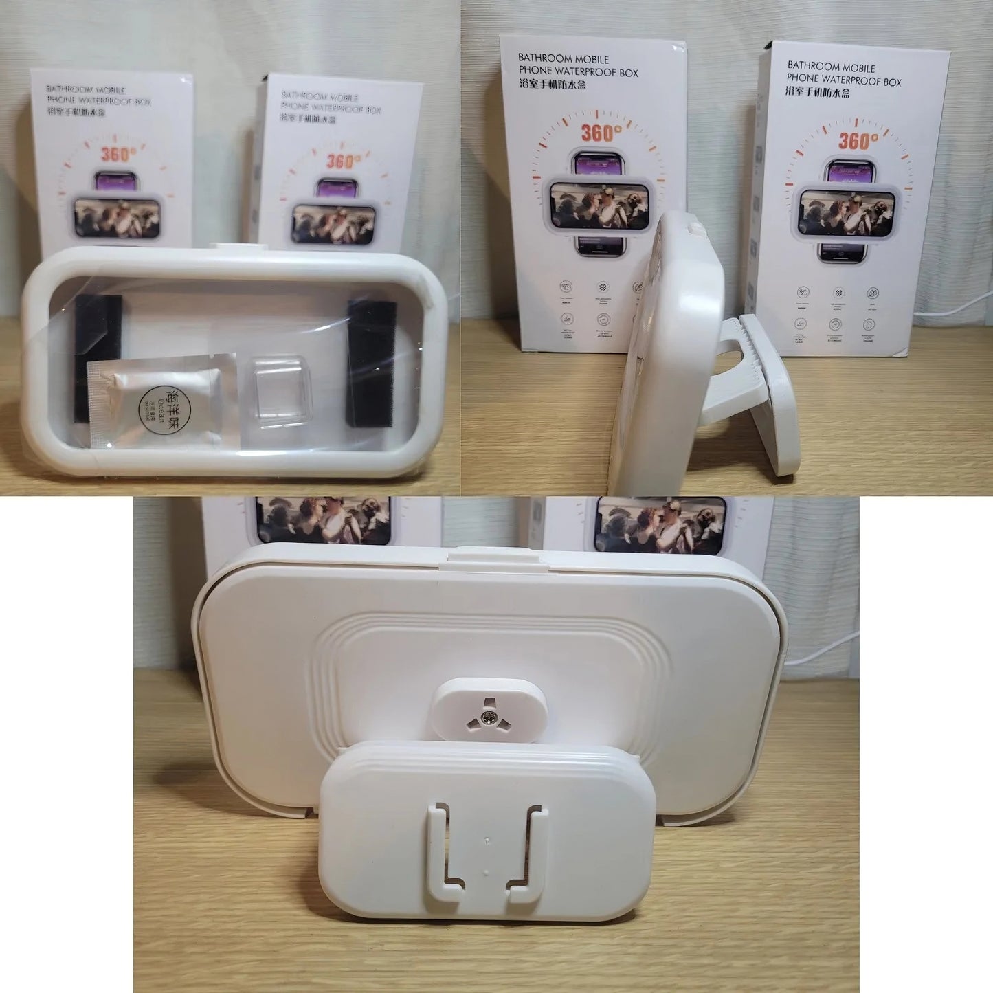2x1 Soporte de ducha para teléfono