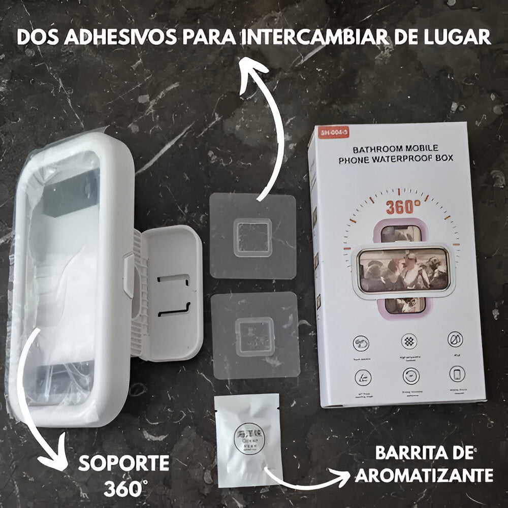 2x1 Soporte de ducha para teléfono